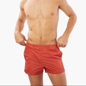 SOLID & STRIPED Men's Day Short Swimsuit In Riad Tech size Large